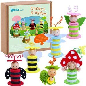 Coola Craft Kids Handicraft Kit-DIY, Insect Kingdom
